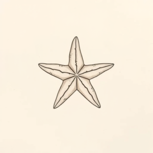 Dainty Starfish Tattoo
