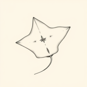 Dainty Stingray Tattoo