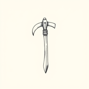 Dainty Tomahawk Tattoo