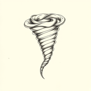 Dainty Tornado Tattoo
