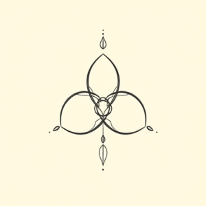 Dainty Trinity Tattoo