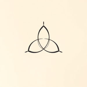 Dainty Triquetra Tattoo