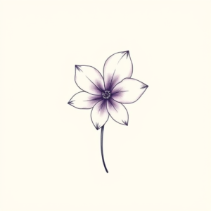 Dainty Violet Tattoo