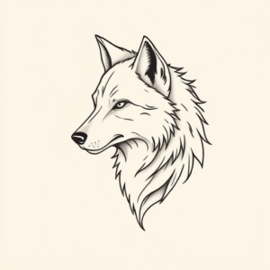 Dainty Werewolf Tattoo