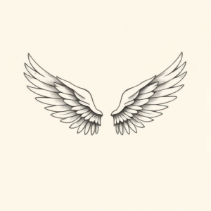 Dainty Wings Tattoo