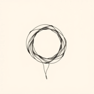 Dainty Wormhole Tattoo