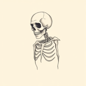 Dainty Zombie Tattoo