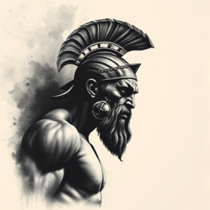 Dark Art Achilles Tattoo