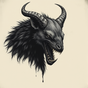 Dark Art Animal Tattoo