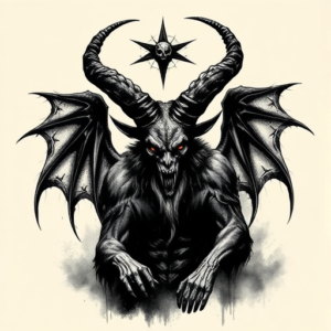 Dark Art Baphomet Tattoo