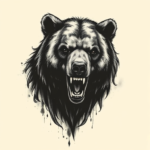Dark Art Bear Tattoo