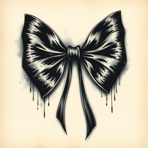Dark Art Bow Tattoo