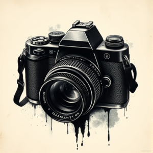 Dark Art Camera Tattoo