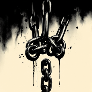 Dark Art Chain Tattoo