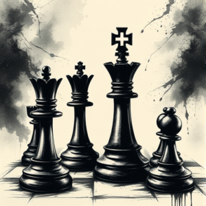 Dark Art Chess Tattoo
