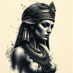 Dark Art Cleopatra Tattoo