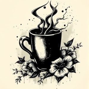 Dark Art Coffee Tattoo