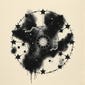 Dark Art Constellation Tattoo