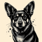 Dark Art Corgi Tattoo