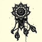 Dark Art Crochet Tattoo