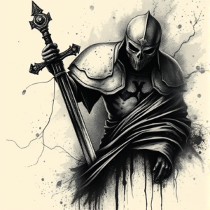 Dark Art Crusader Tattoo