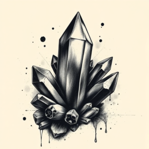 Dark Art Crystal Tattoo