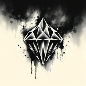 Dark Art Diamond Tattoo