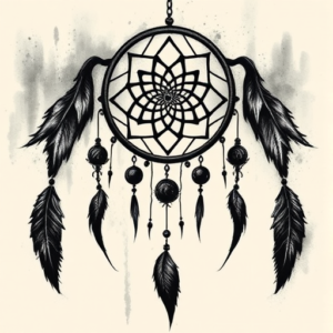 Dark Art Dreamcatcher Tattoo