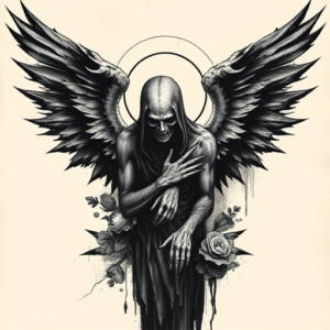 Dark Art Evangelion Tattoo