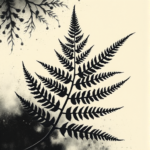 Dark Art Fern Tattoo