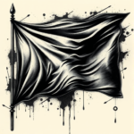 Dark Art Flag Tattoo