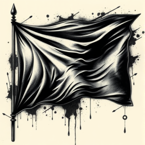 Dark Art Flag Tattoo