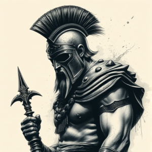 Dark Art Gladiator Tattoo