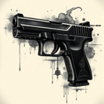 Dark Art Glock Tattoo