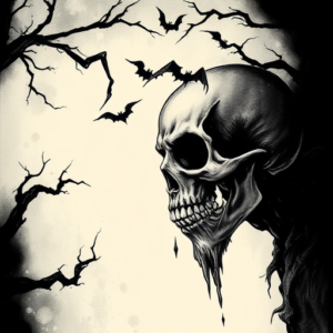 Dark Art Halloween Tattoo