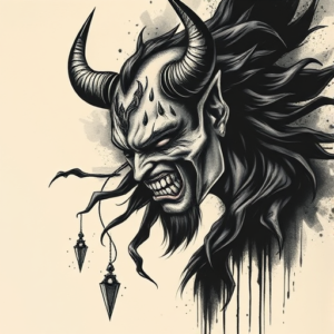 Dark Art Hannya Tattoo