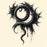 Dark Art Helix Tattoo