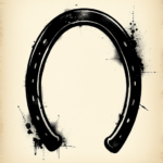 Dark Art Horseshoe Tattoo