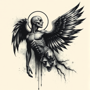 Dark Art Icarus Tattoo