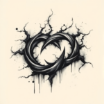 Dark Art Infinity Tattoo