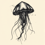 Dark Art Jellyfish Tattoo