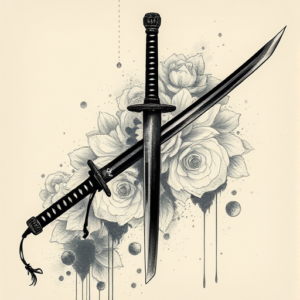 Dark Art Katana Tattoo