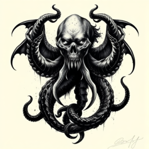 Dark Art Kraken Tattoo