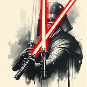 Dark Art Lightsaber Tattoo