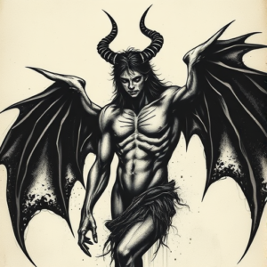 Dark Art Lucifer Tattoo