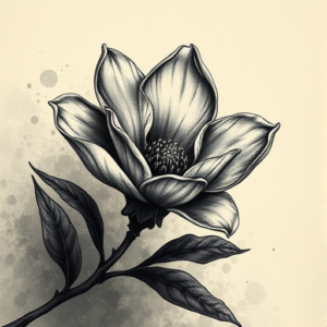 Dark Art Magnolia Tattoo