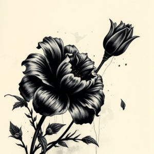 Dark Art Marigold Tattoo