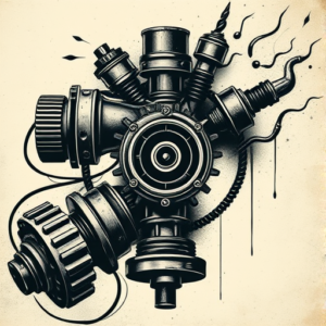 Dark Art Mechanic Tattoo