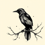 Dark Art Mockingbird Tattoo