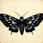 Dark Art Moth Tattoo